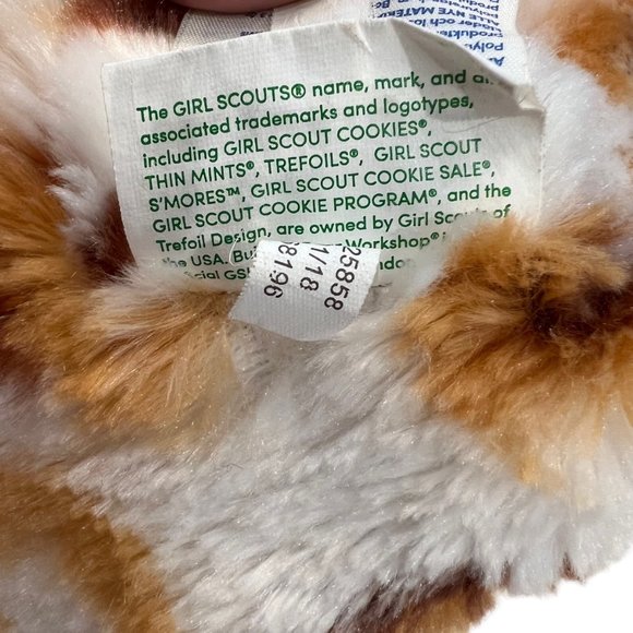 Build A Bear Workshop Girl Scouts Smores Cookie Teddy Bear Stuffed Animal Plush - Picture 10 of 15